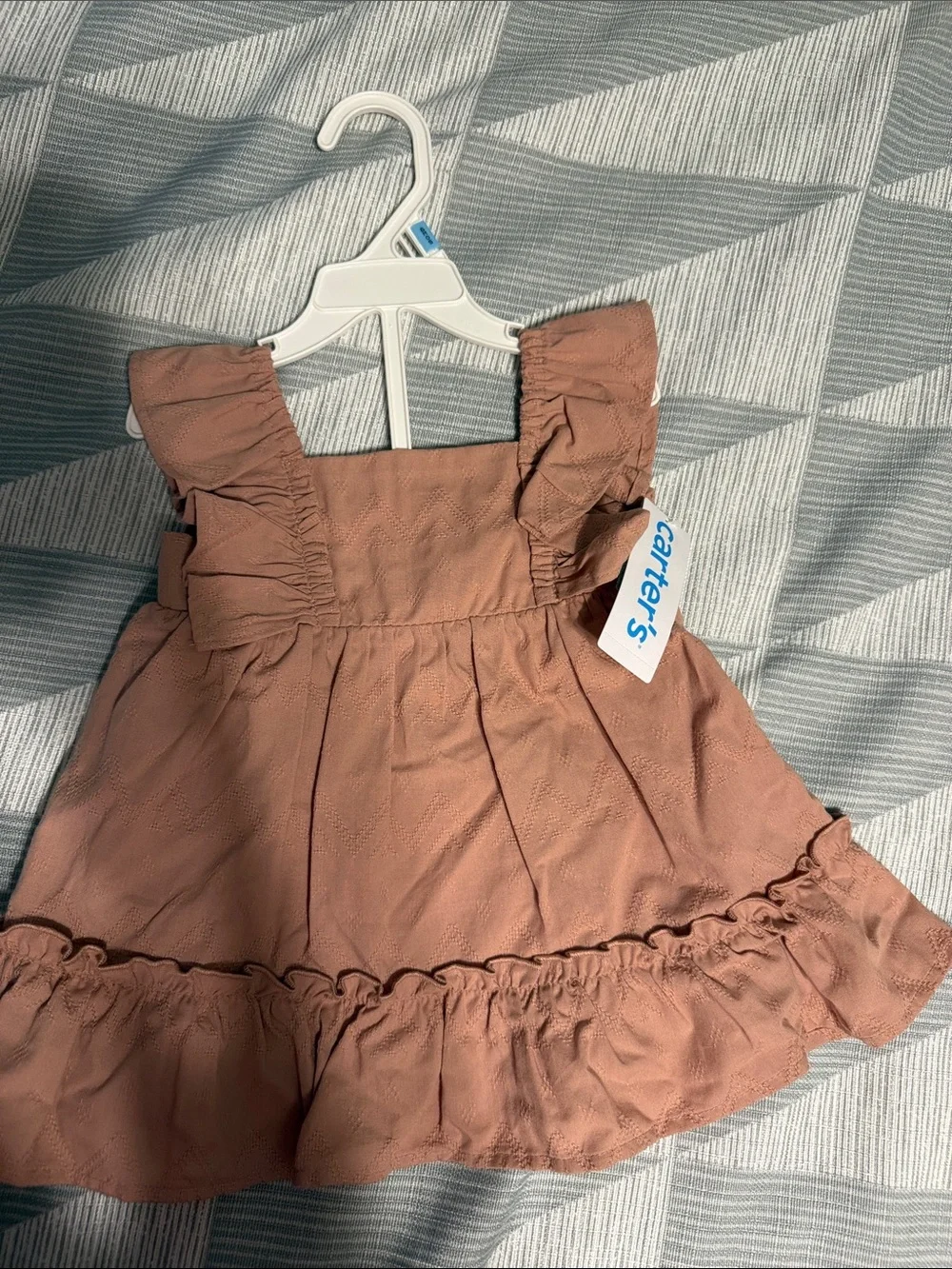 Carter's Mauve Ruffle Sundress - Picture 1 of 2